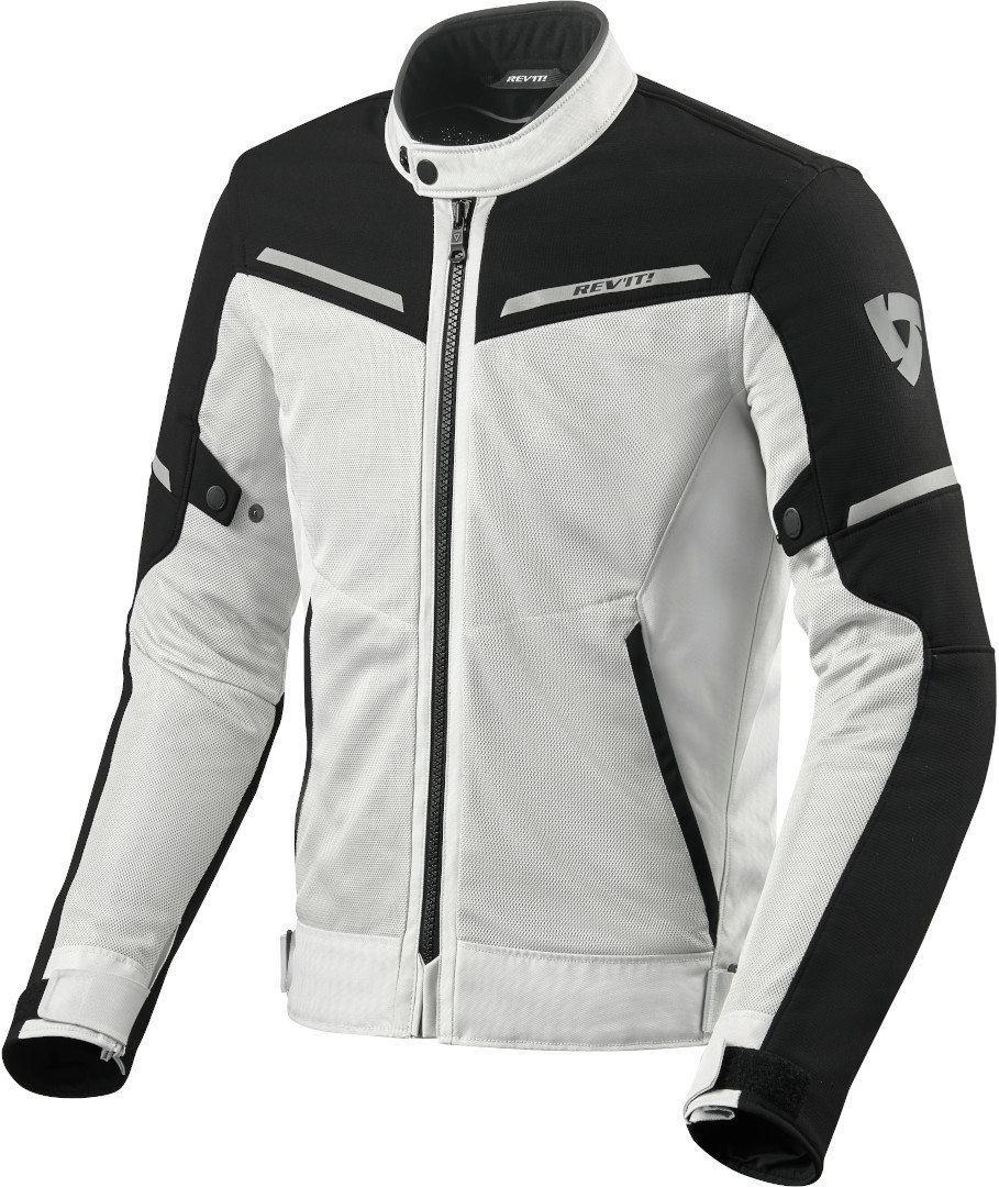 Revit Airwave 3 Motorcykel tekstil jakke, sort-hvid, størrelse 2XL
