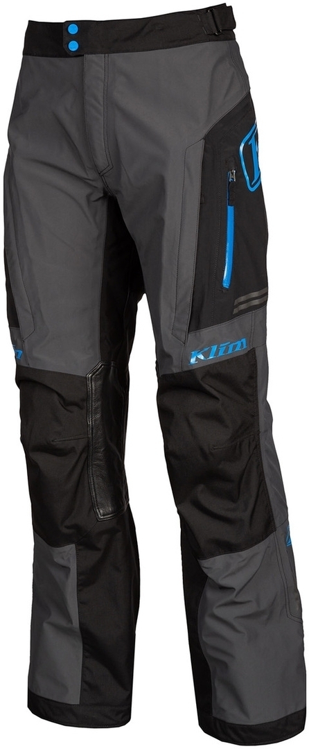 Klim Traverse Gore-Tex Motorcykel tekstil bukser, sort-grå-blå, størrelse 38