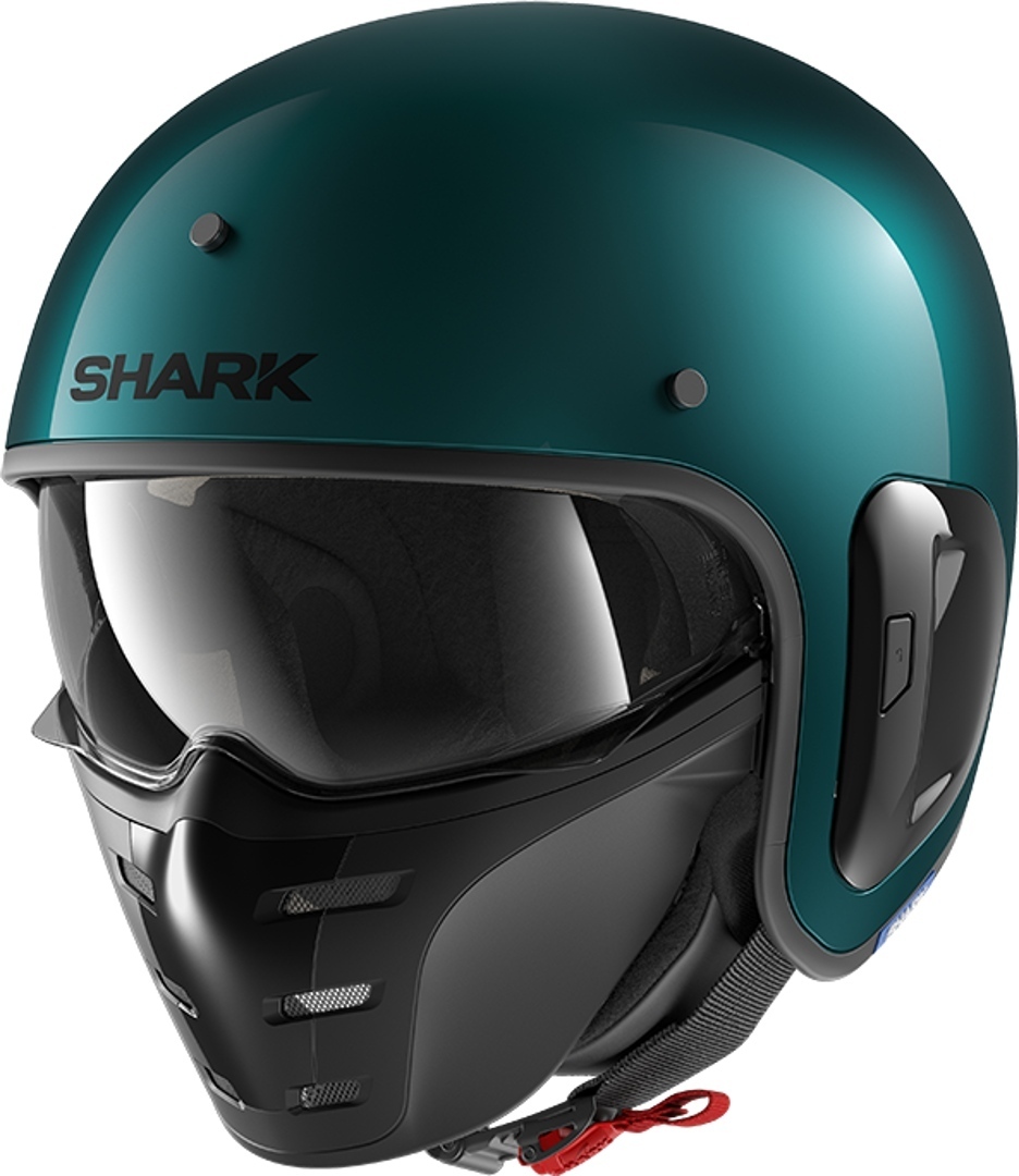 Shark S-Drak 2 Blank Jet Helmet, turquoise, Size XS, turquoise, Size XS