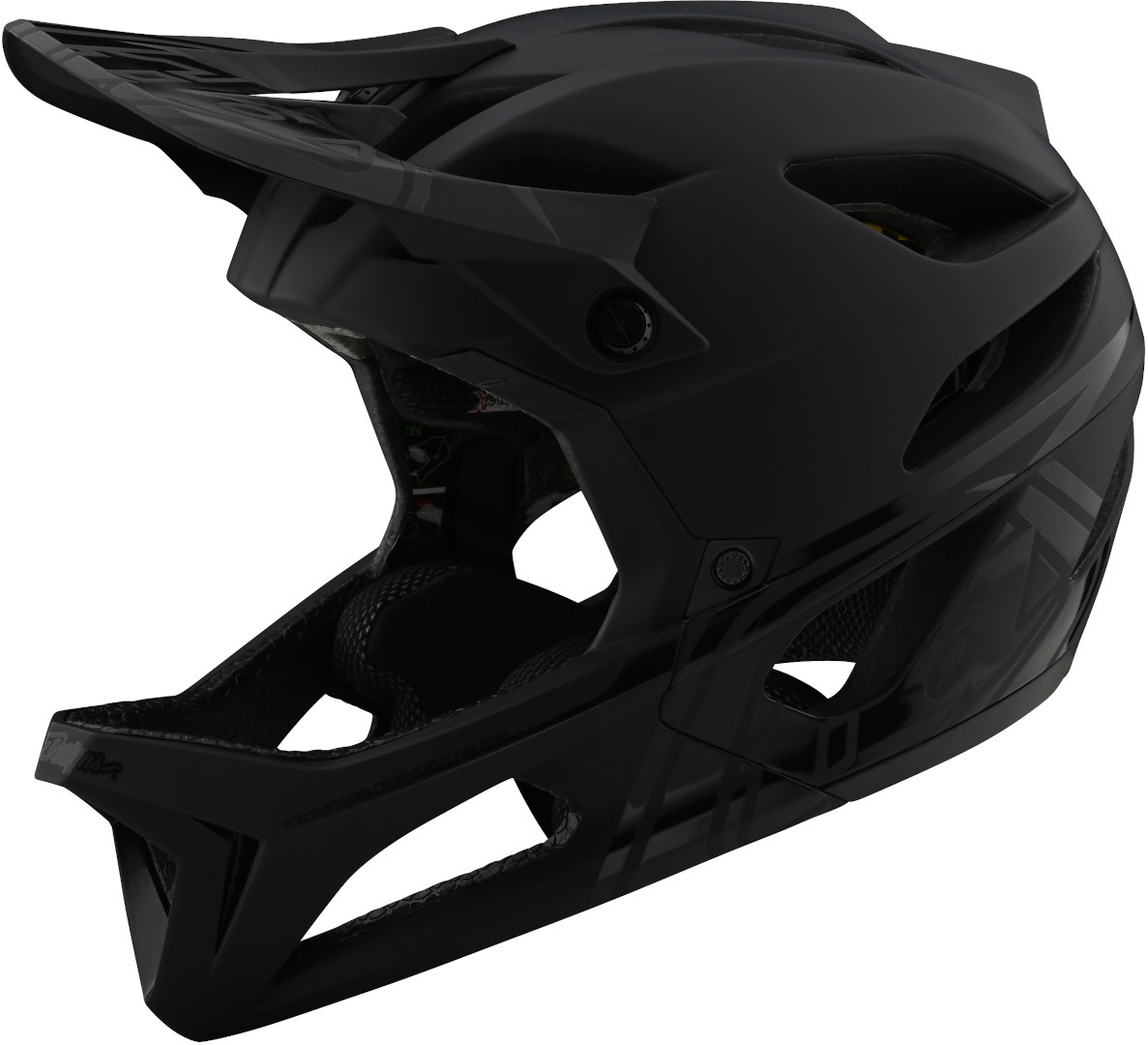 Troy Lee Designs Stage Stealth MIPS Helm, schwarz, Größe XS S