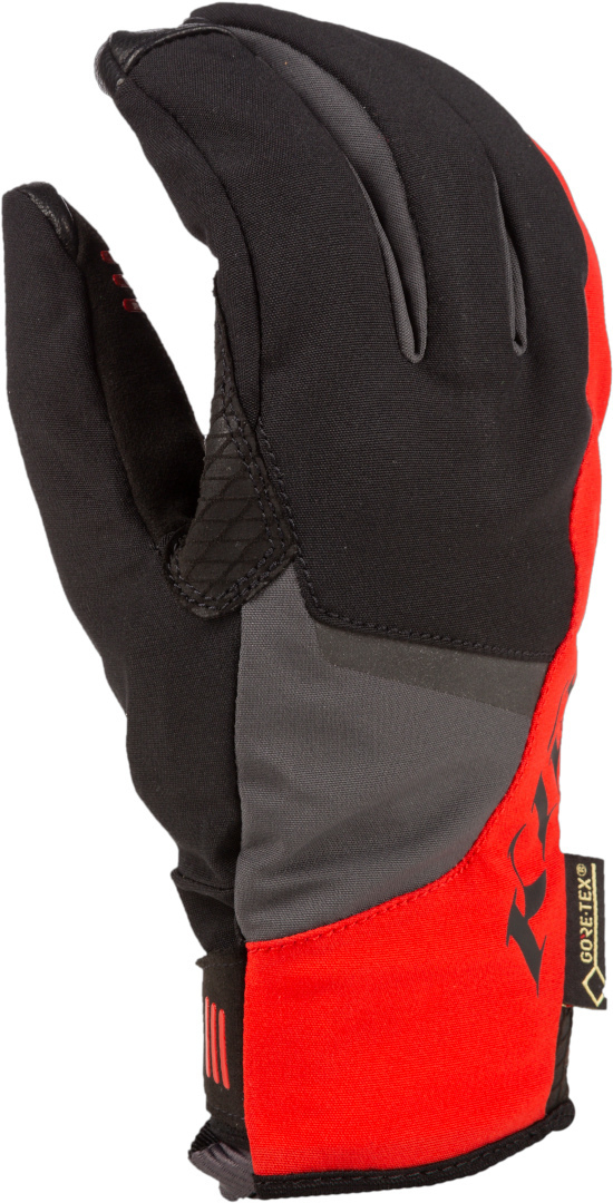 Klim Inversion Gore-Tex Motorcycle Gloves, black-red, Size S, black-red, Size S