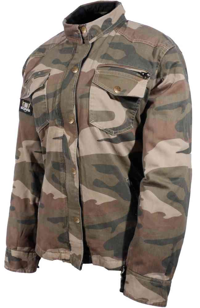 Bores Military Jack Chaqueta textil para motocicletas de señoras