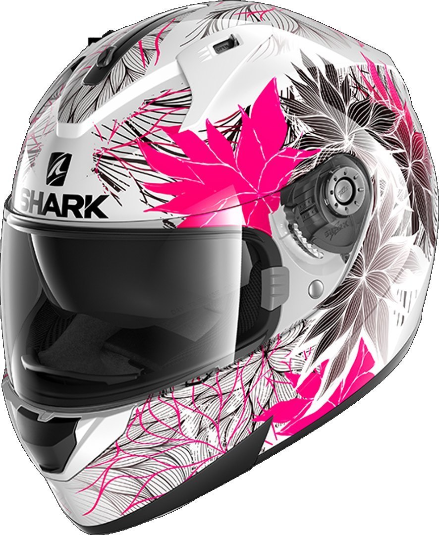 Shark Ridill Nelum Helmet, black-white-pink, Size XS, black-white-pink, Size XS
