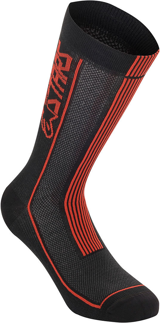 Alpinestars Summer 22 Calzini, nero-rosso, dimensione M