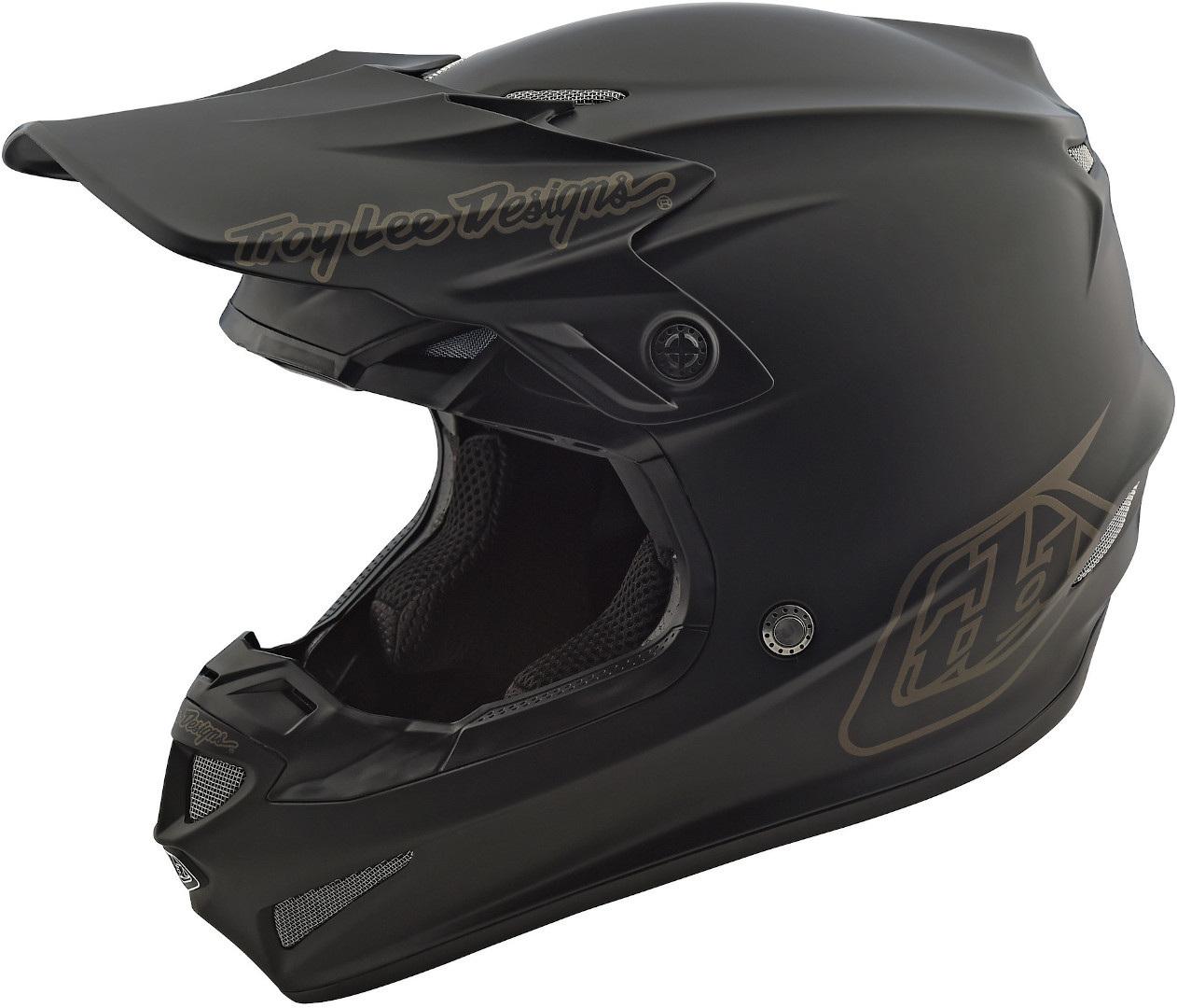Troy Lee Designs SE4 PA Mono Motocross Helmet, black, Size XL, black, Size XL