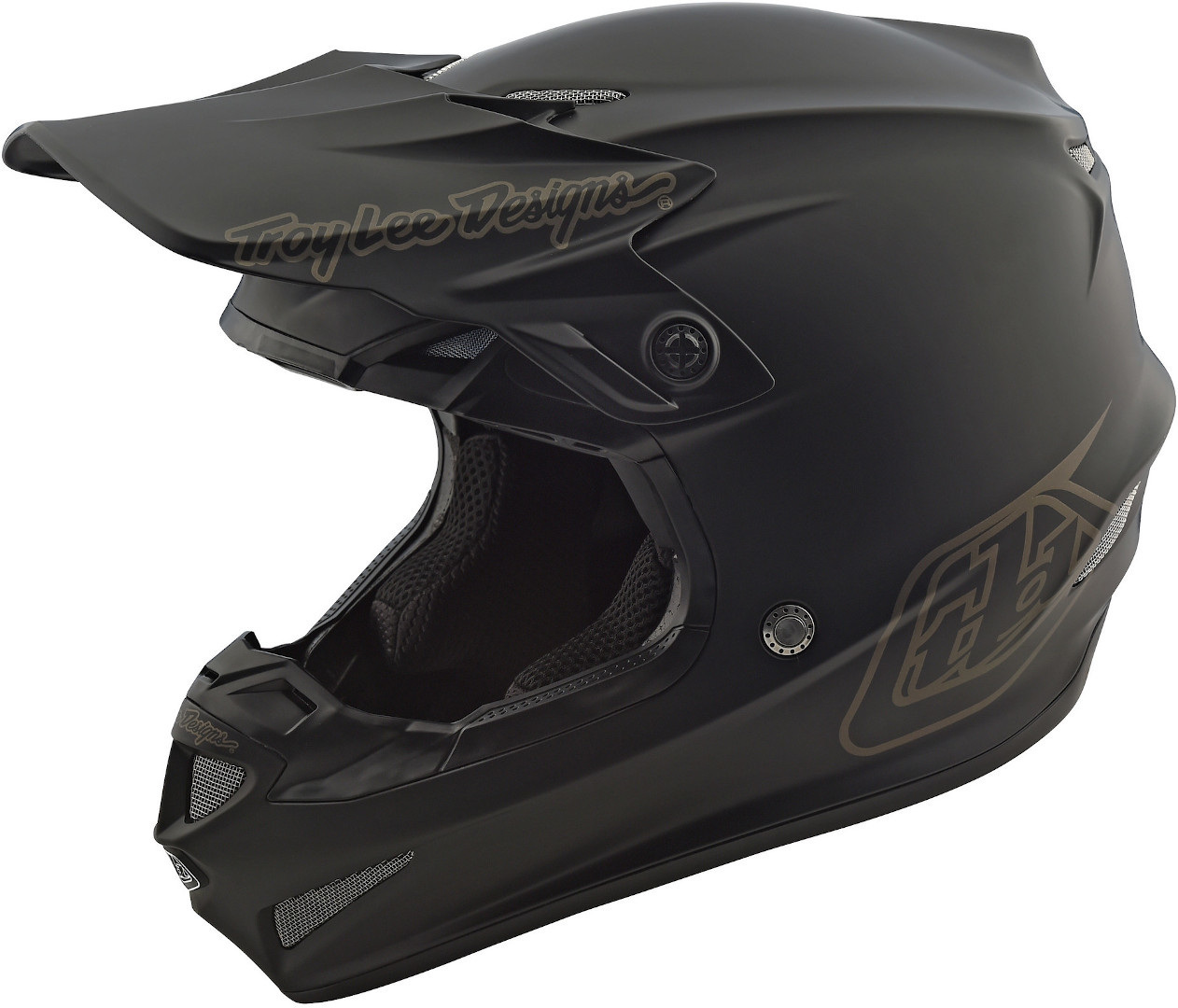 Troy Lee Designs SE4 PA Mono Motocross Helmet, black, Size S, black, Size S