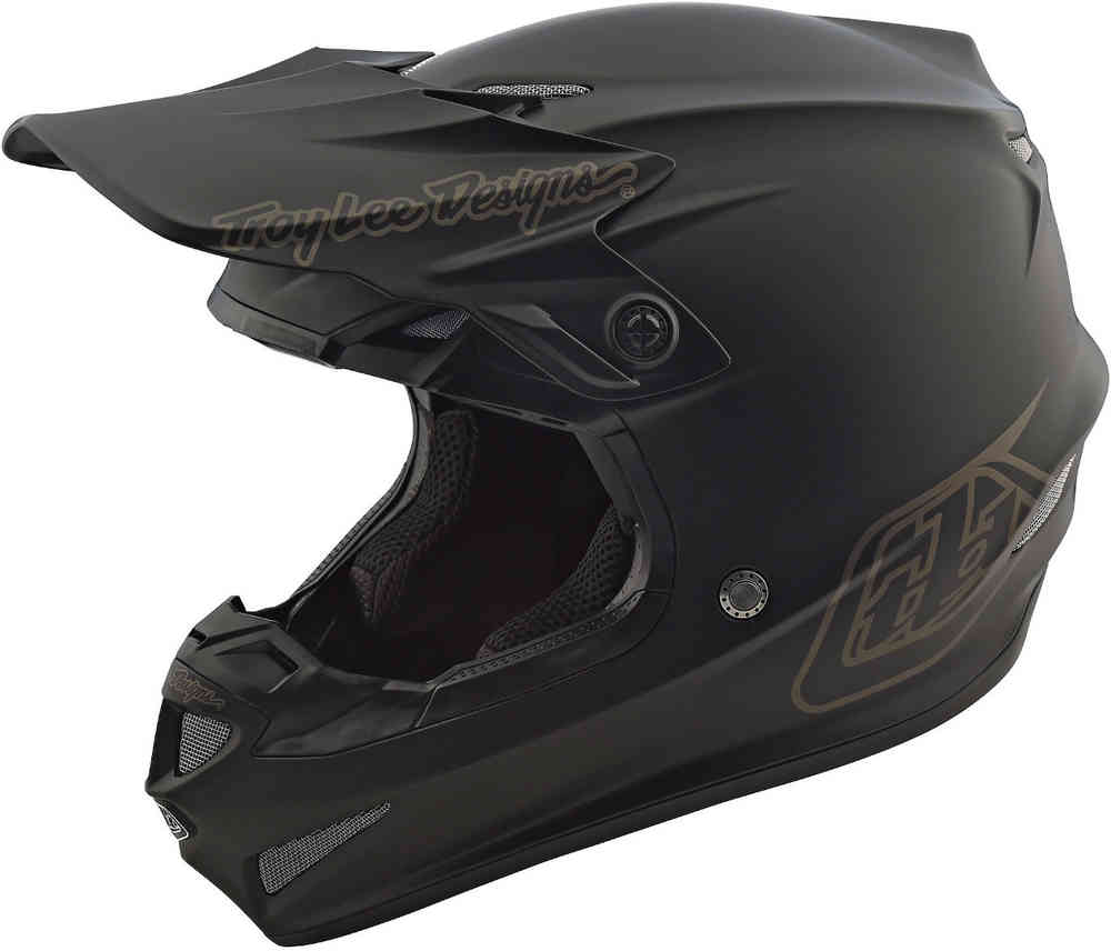 Troy Lee Designs SE4 PA Mono 摩托車交叉頭盔。