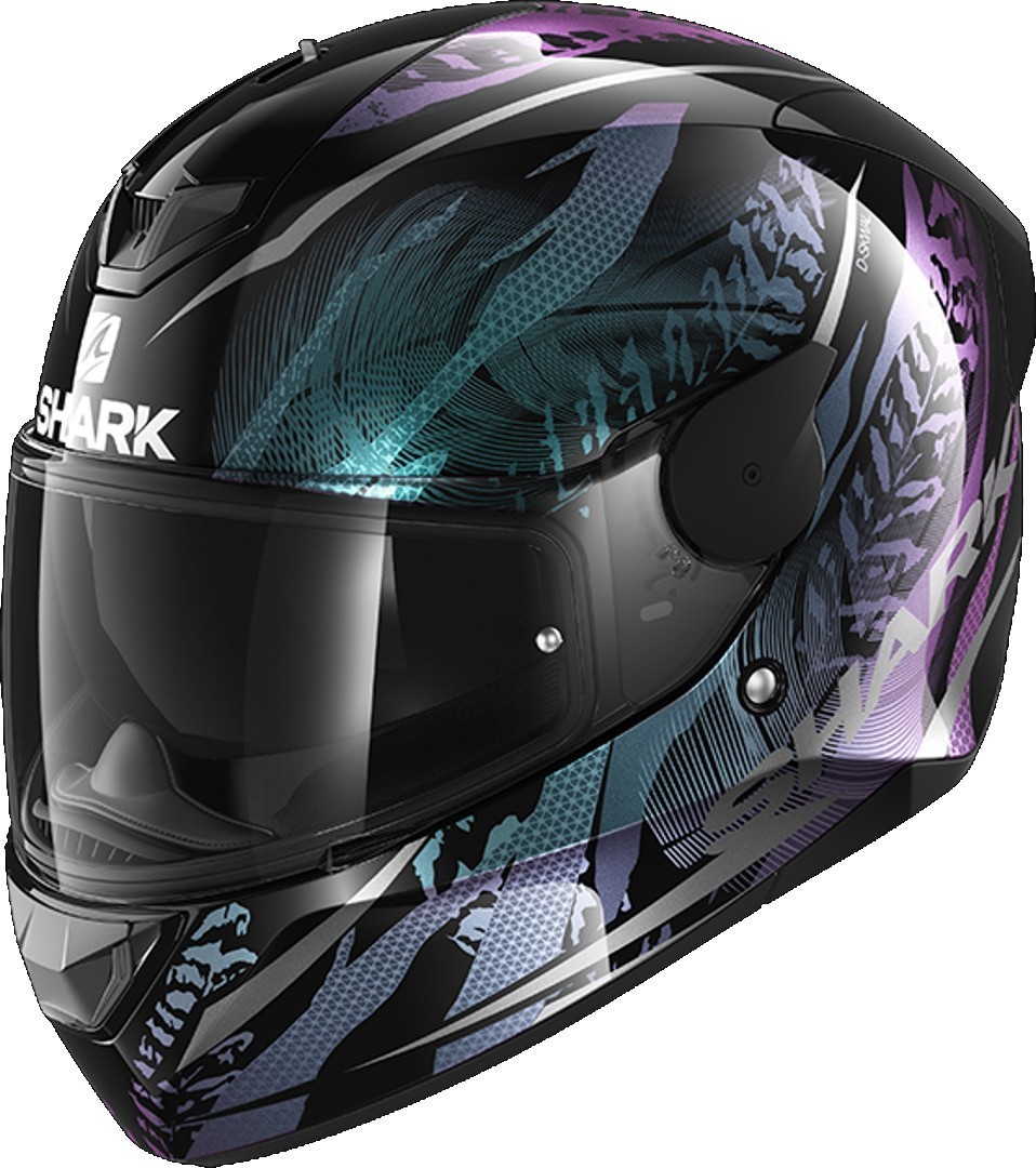 Shark D-Skwal 2 Shigan Helmet, black-purple, Size XS, black-purple, Size XS