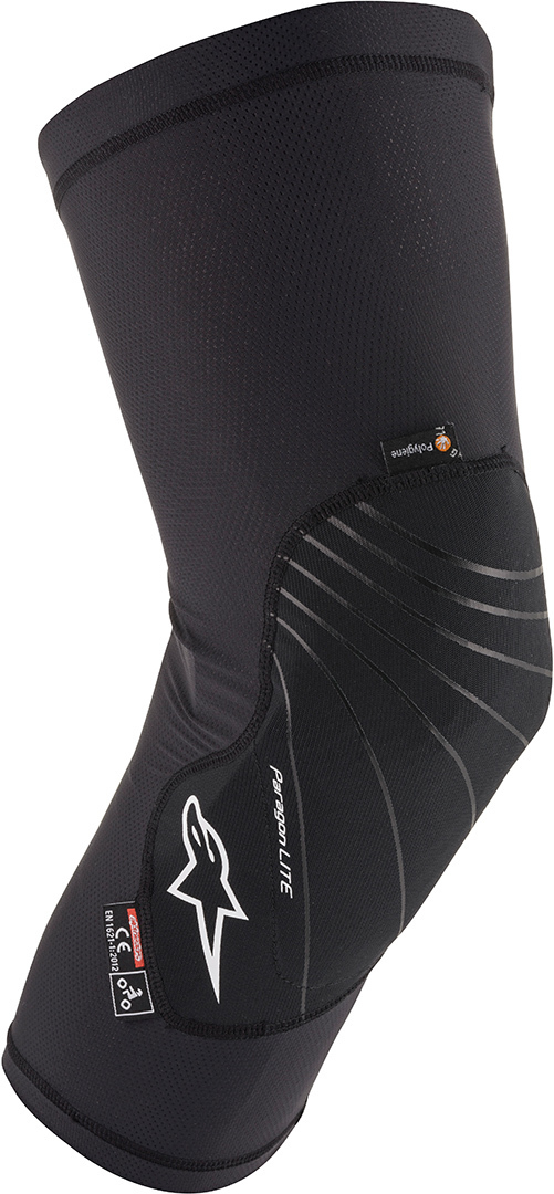 Alpinestars Paragon Lite Knieprotektoren, schwarz, Größe XS, schwarz, Größe XS
