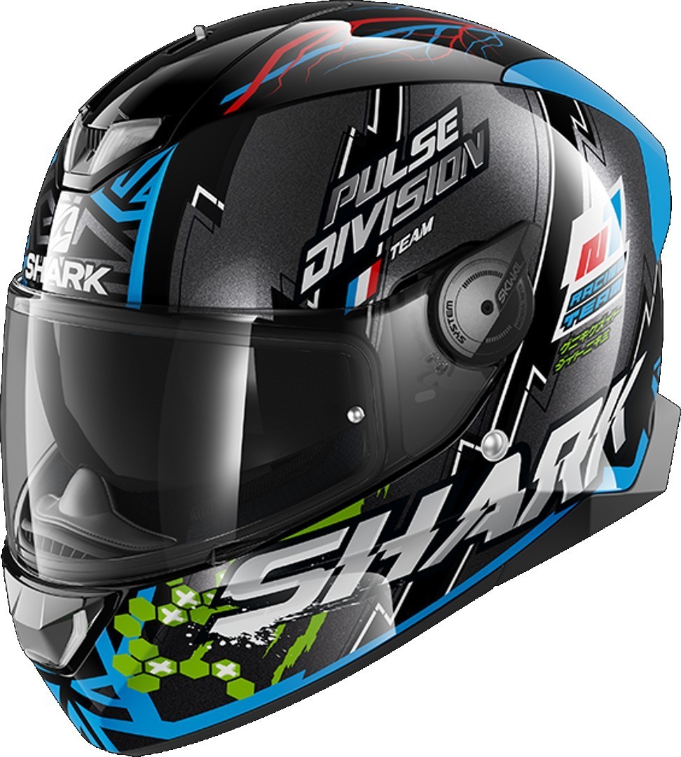 Shark Skwal 2.2 Noxxys Helmet, black-blue, Size XS, black-blue, Size XS