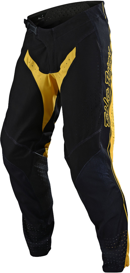 Troy Lee Designs SE Pro Boldor Motocross Pants, black-yellow, Size 30, black-yellow, Size 30