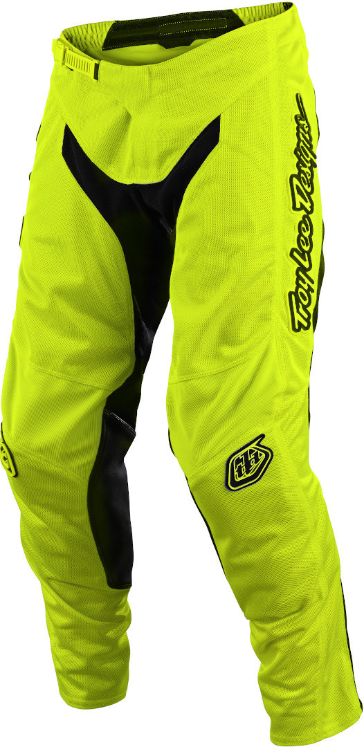 Troy Lee Designs GP Air Mono Motocross Broek, zwart-geel, afmeting 30