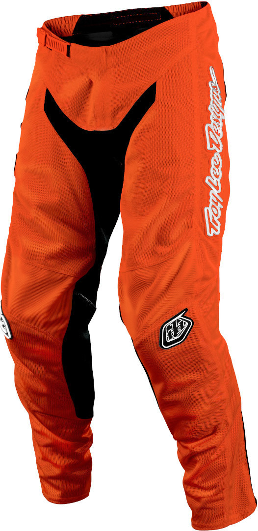 Troy Lee Designs GP Air Mono Motocross Pants, black-orange, Size 30, black-orange, Size 30