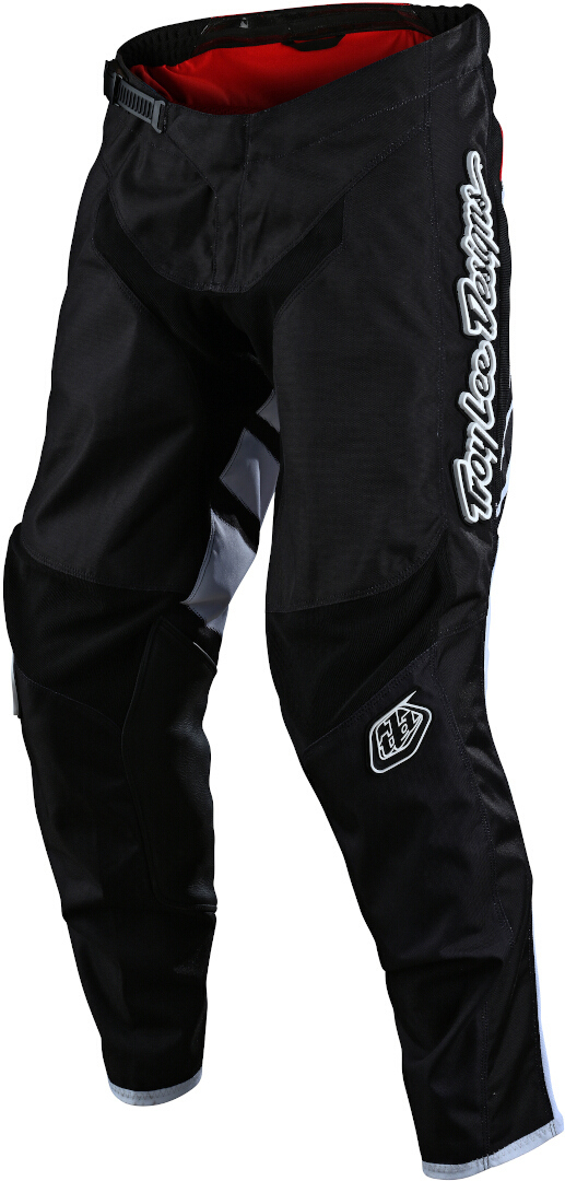 Troy Lee Designs GP Drift Motocross Pants, black-white-red, Size 28, black-white-red, Size 28