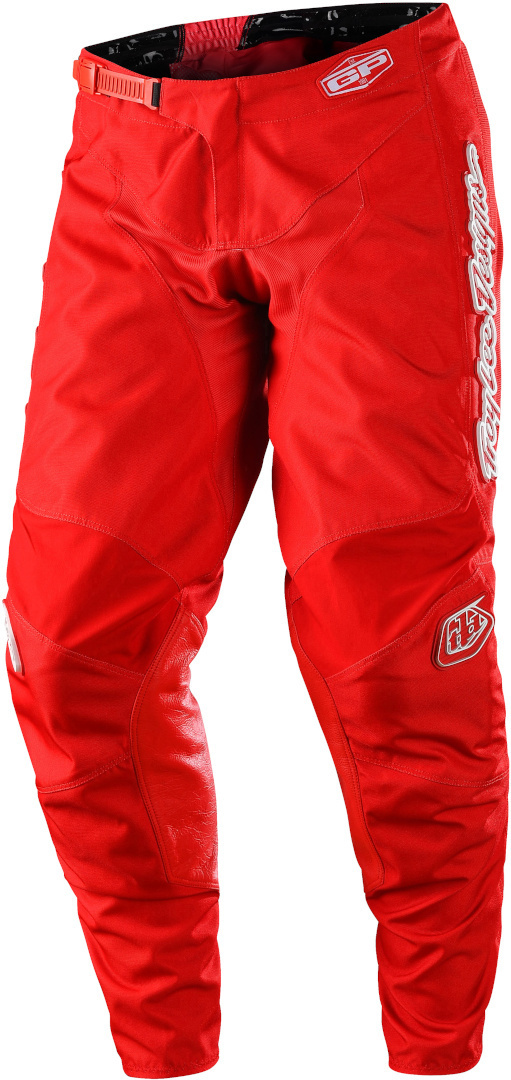 Troy Lee Designs GP Mono Motocross Pants, white-red, Size 32, white-red, Size 32