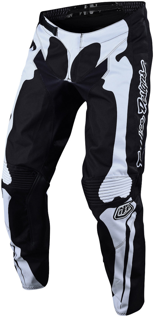 Troy Lee Designs GP Skully Youth Motocross Pants, black-white, Size 26, black-white, Size 26
