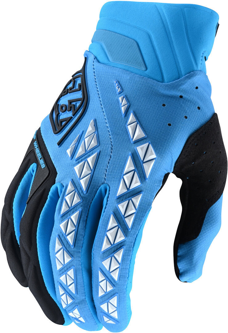 Troy Lee Designs SE Pro Motocross Gloves, blue, Size S, blue, Size S