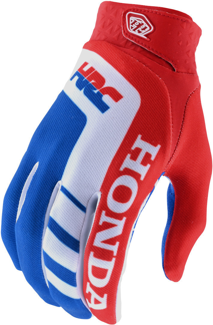 Troy Lee Designs Air Honda Motocross Gloves, black-white-red, Size S, black-white-red, Size S
