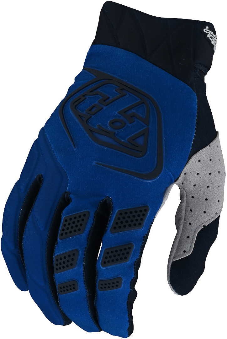 Troy Lee Designs Revox Motocross Gloves, grey-blue, Size M, grey-blue, Size M