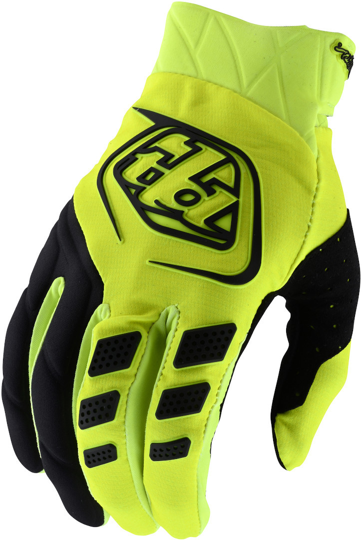 Troy Lee Designs Revox Motocross Gloves, yellow, Size S, yellow, Size S