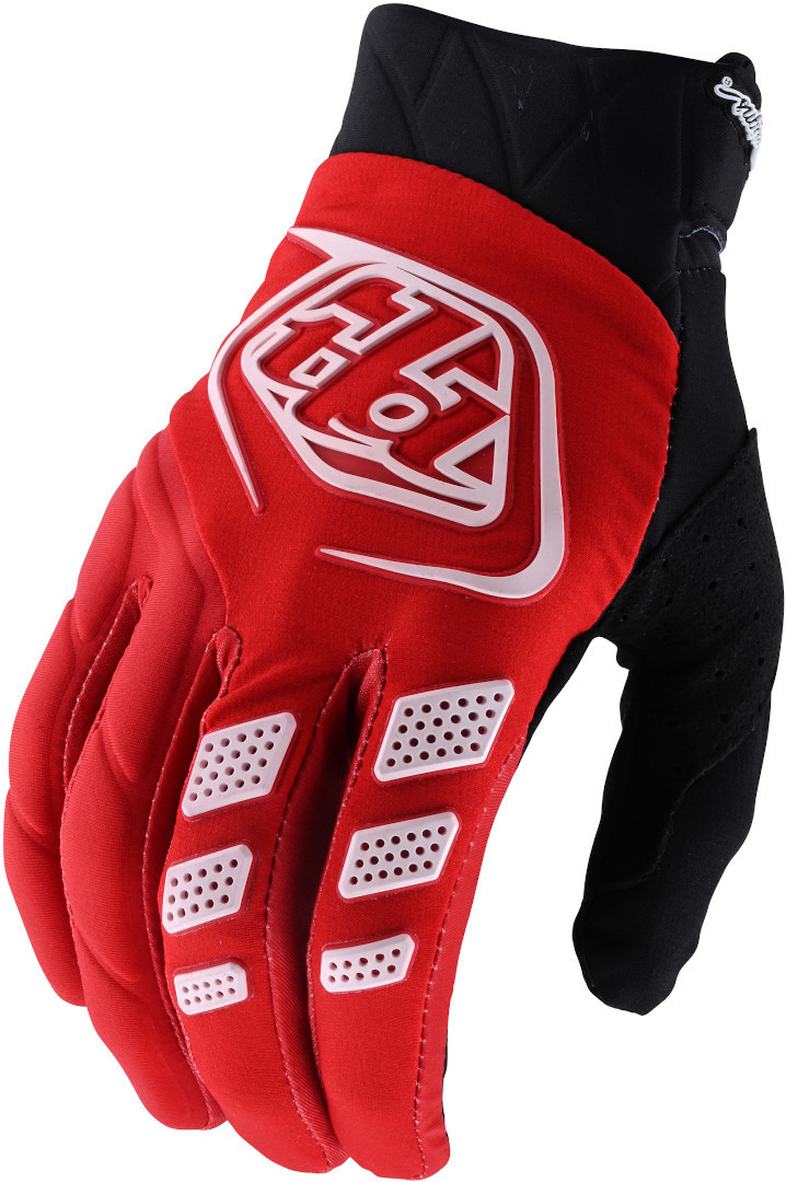 Troy Lee Designs Revox Motocross Gloves, black-red, Size S, black-red, Size S