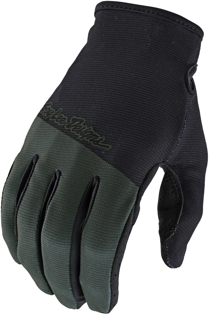 Troy Lee Designs Flowline Motocross Gloves, green, Size L, green, Size L