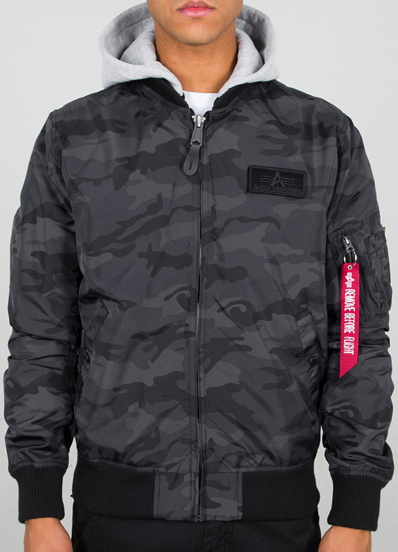 Alpha Industries MA-1 TT Hood Jacka, flerfärgad, storlek S