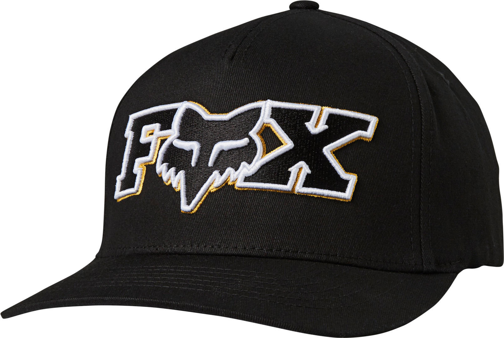 FOX Ellipsoid Flexfit Cap, black-yellow, Size S M, black-yellow, Size S M