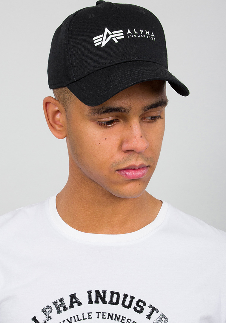 Alpha Industries Alpha Kappe, schwarz, schwarz