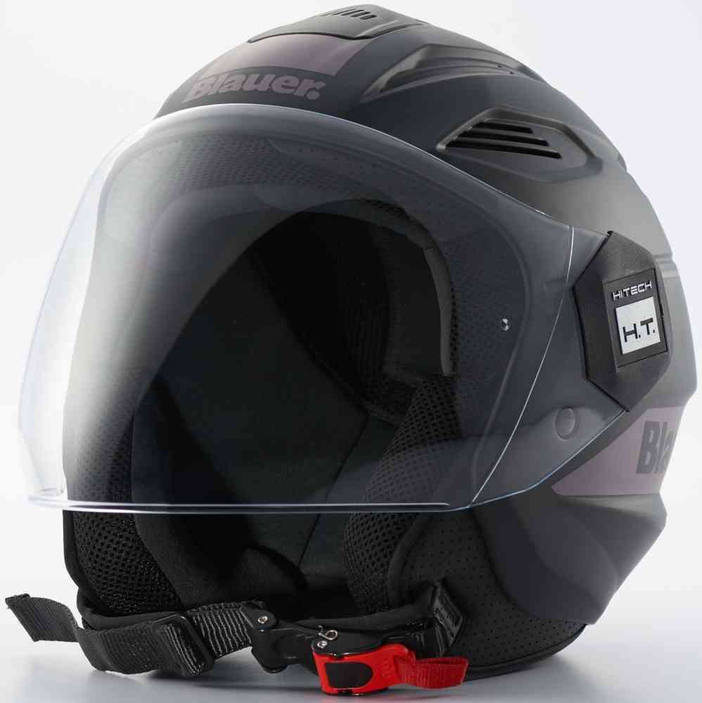 Blauer Brat Jet Helm