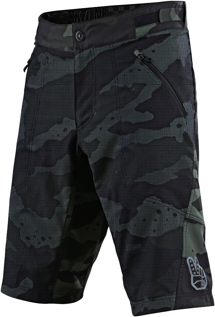 Troy Lee Designs Skyline Air Camo Bicycle Shorts, multicolored, Size 32, multicolored, Size 32