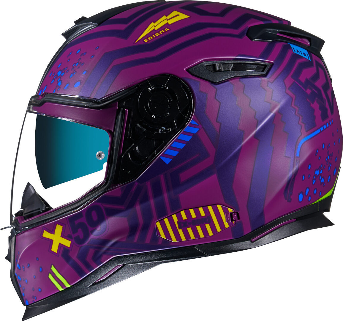 Nexx Urban SX.100 Enigma Helmet, purple, Size XS, purple, Size XS