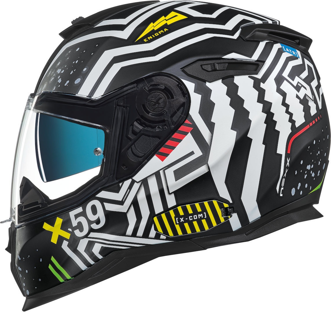 Nexx Urban SX.100 Enigma Helmet, black-white, Size XS, black-white, Size XS