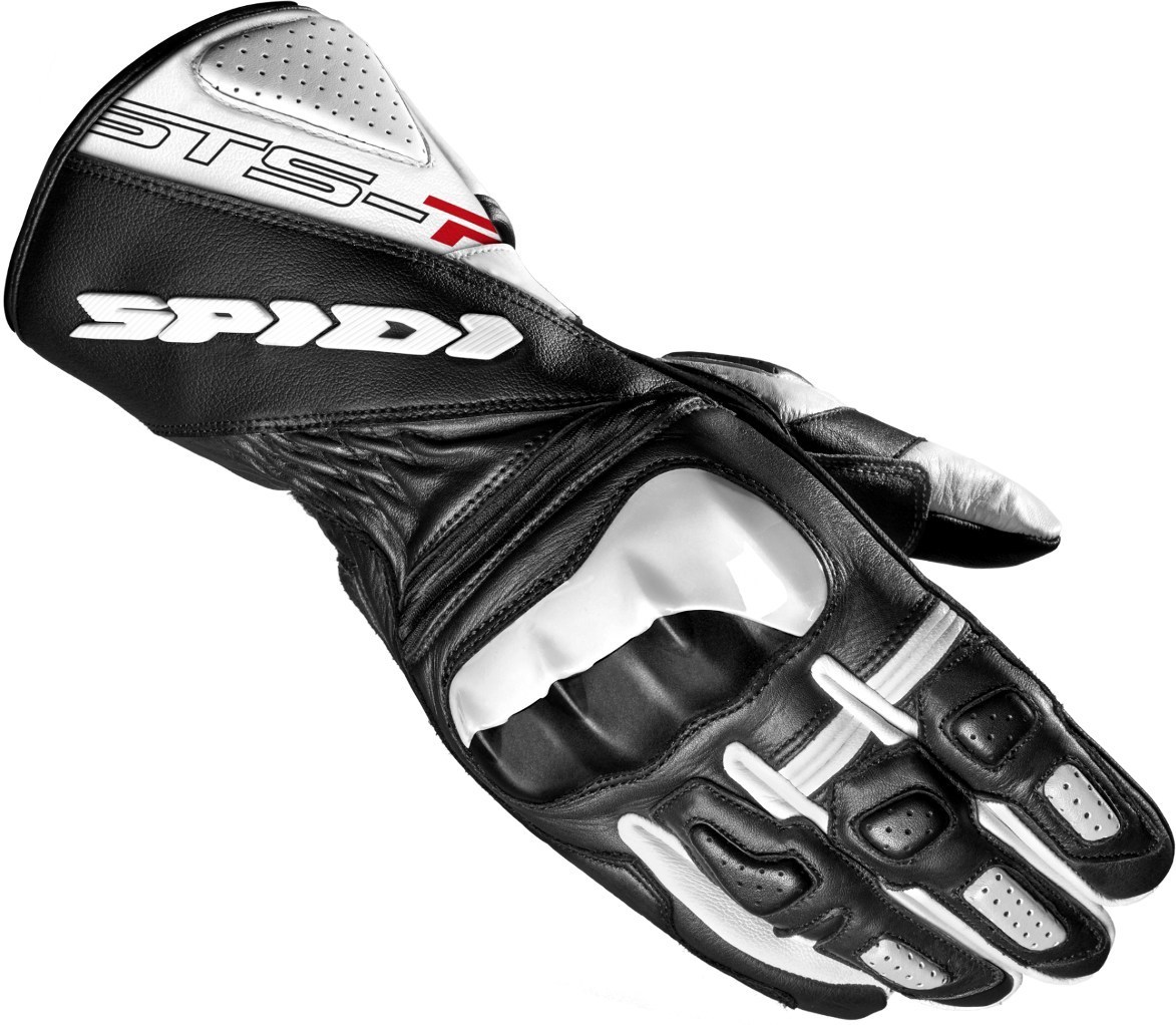 Spidi STS-R2 Ladies Motorcycle Gloves, black-white, Size S for Women, black-white, Size S for Women