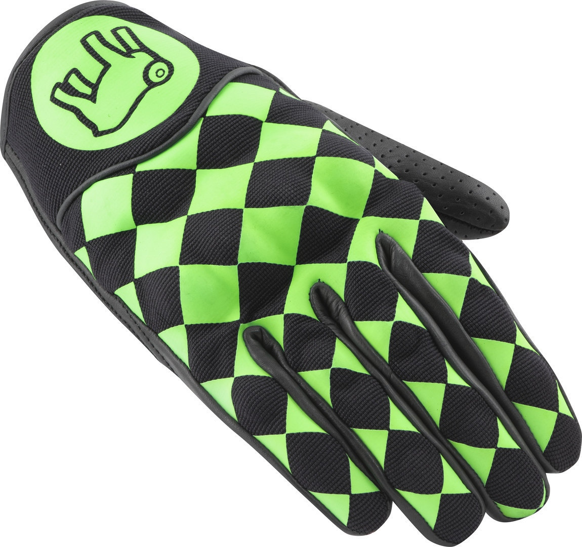 HolyFreedom Tartaruga gants de moto perforés, vert-bleu, taille XL pour Hommes