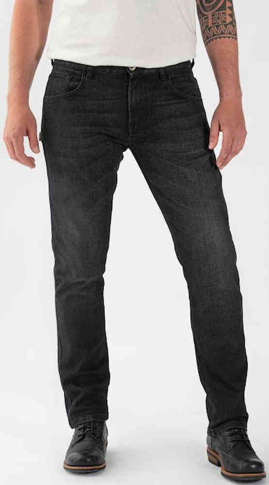 Rokker Rokkertech Tapered Slim Black Dżinsy motocyklowe