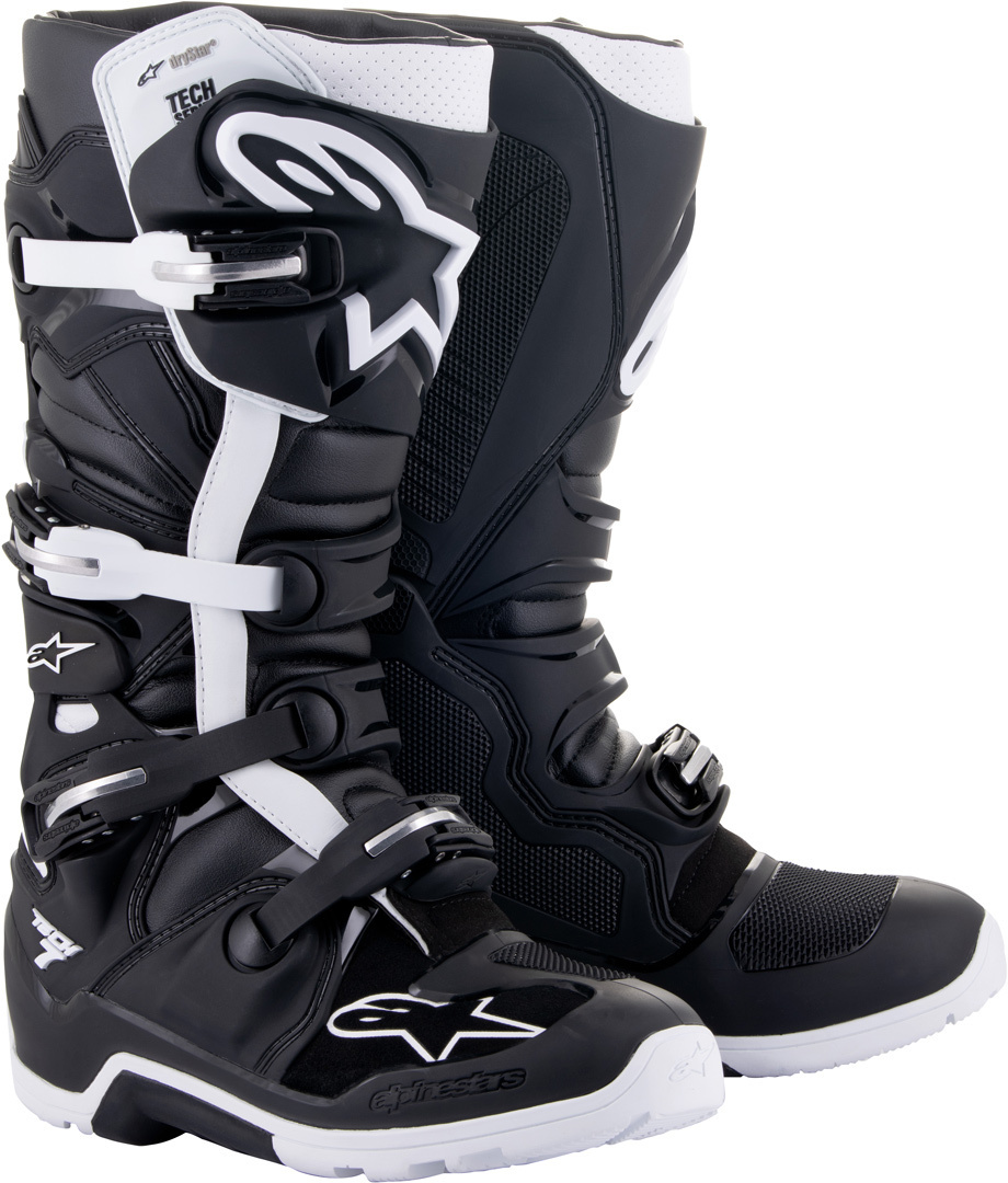 Alpinestars Tech 7 Enduro Drystar Мотокросс сапоги Черный/Белый 8 (42) 