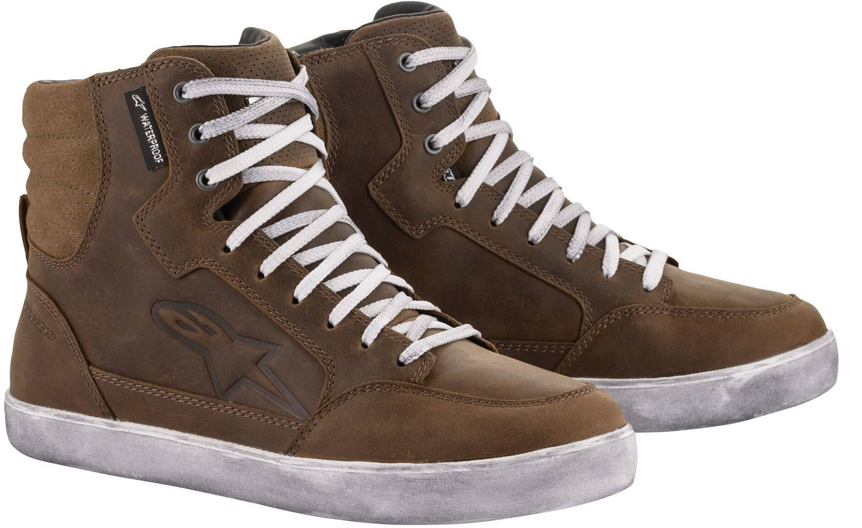 Alpinestars J-6 Waterproof Ladies Motorcycle Shoes, brown, Size 43 for Women, brown, Size 43 for Women