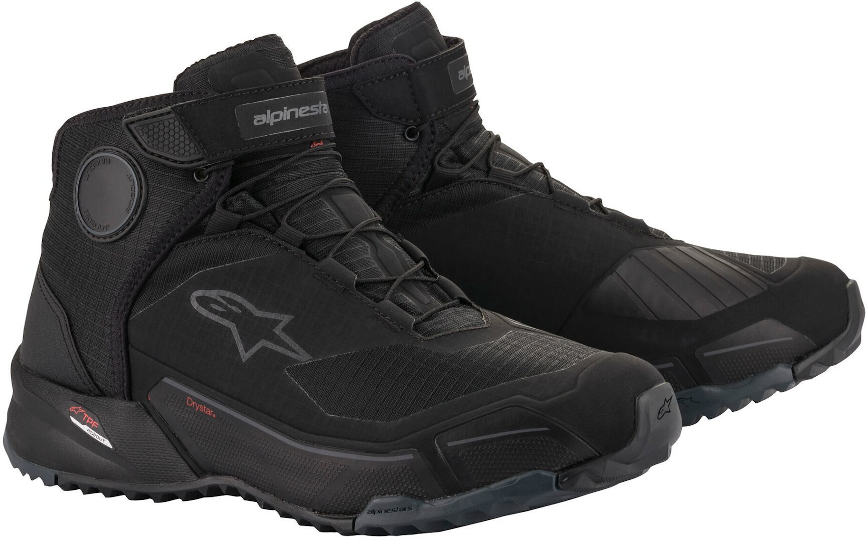Alpinestars CR-X Drystar Motorcycle Shoes, black, Size 40 41, black, Size 40 41