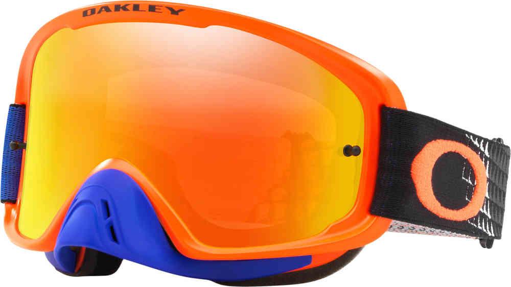 Oakley O Frame 2.0 Dissolve Orange Blue Motocross Bril