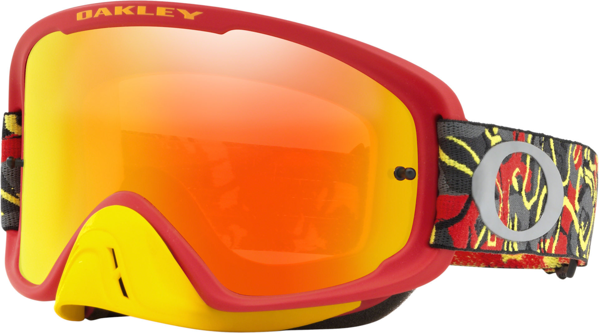 Oakley O Frame 2.0 Camo Vine Lunettes Motocross, rouge-jaune