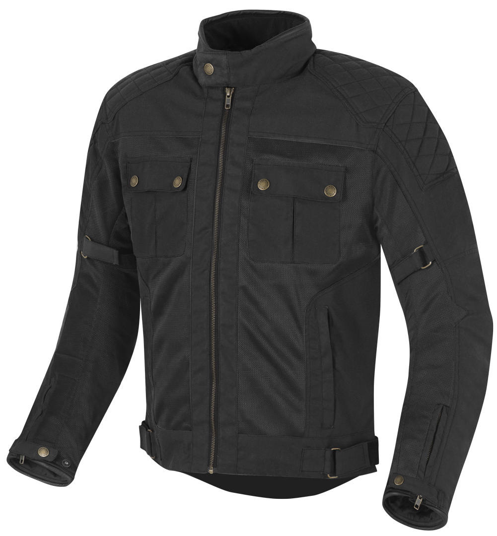 Merlin Shenstone Veste cirée de moto, noir, taille 3XL pour Hommes