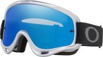 Oakley O-Frame Silver Chrome Motocross Brille