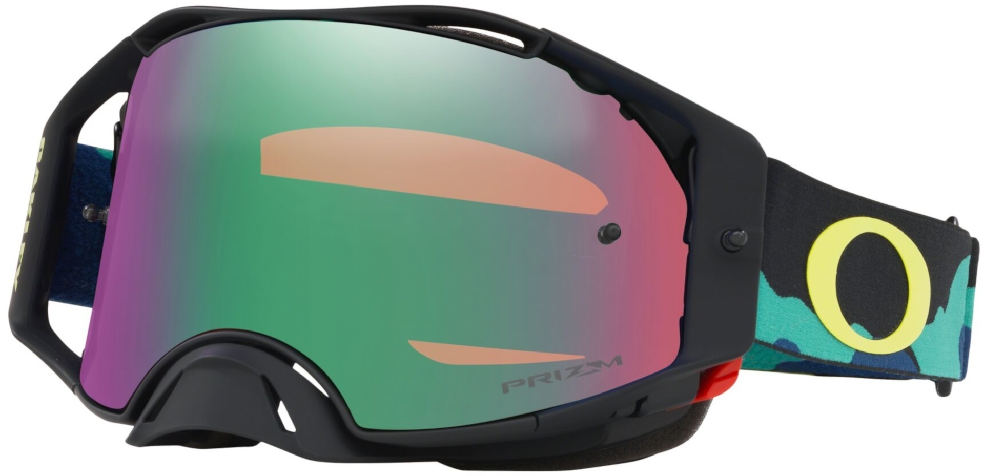 Oakley Airbrake Eli Tomac Camo Army Blues Lunettes Motocross,