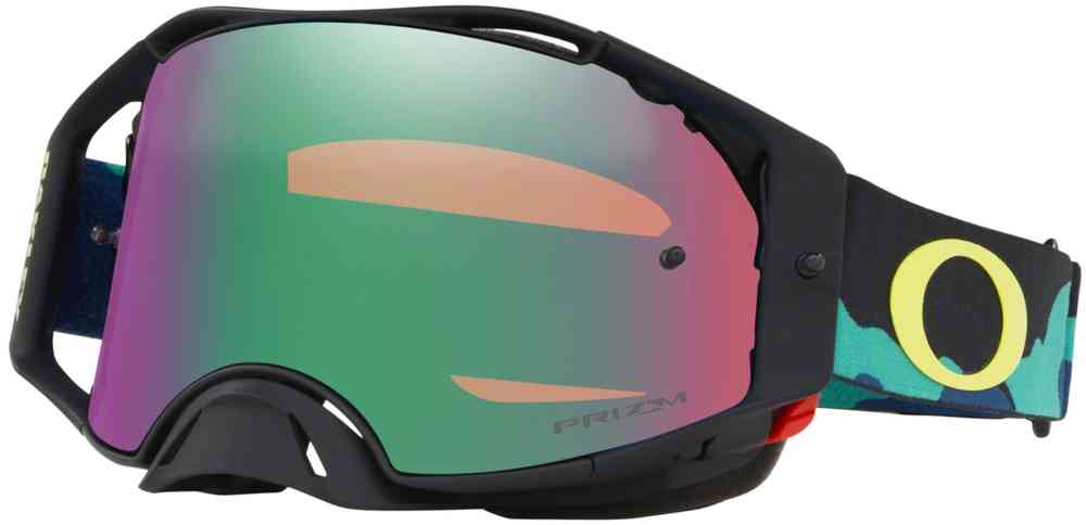 Oakley Airbrake Eli Tomac Camo Army Blues Lunettes Motocross