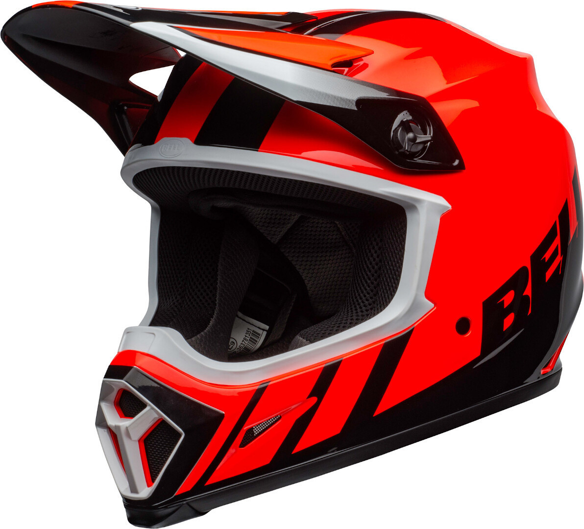 Image of Bell MX-9 Dash MIPS Casco Motocross, nero-arancione, dimensione XL