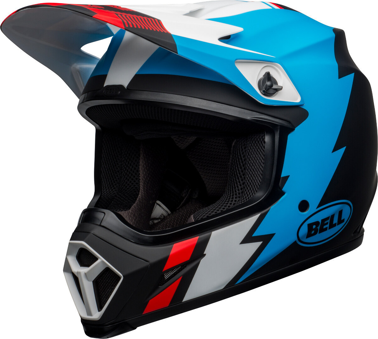 Bell MX-9 Strike MIPS Motocross hjälm, svart-blå, storlek 2XL