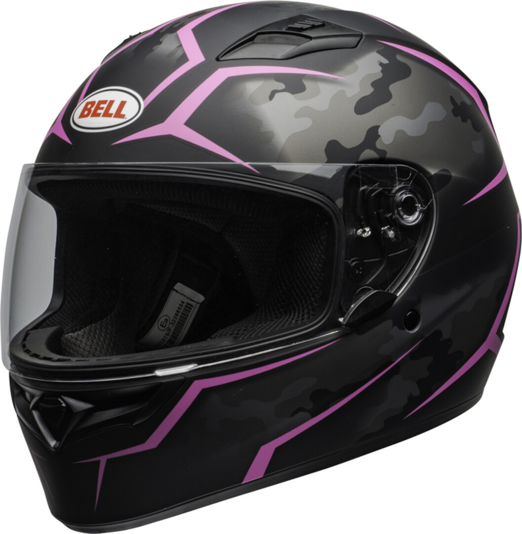 Bell Qualifier Stealth Camo Helm, zwart-pink, afmeting L