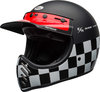 Bell Moto-3 Fasthouse Checkers Trial Helm