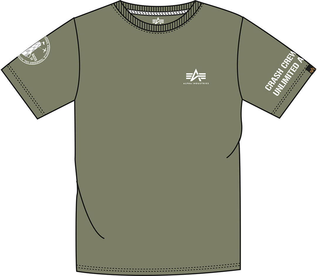 Alpha Industries Unlimited T-shirt, grön, storlek M